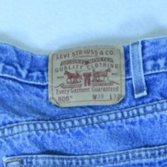 VTG 1999 Men's Levi's Denim Jeans 38x32 Straight Leg Regular Fit 100% Cotton Y2K - Picture 8 of 14